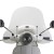 GPK windscherm voor Piaggio Vespa Primavera 50 / 125 / 150 54cm (transparant)