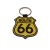 Route 66 double sided key ring