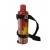Motorcycle fire extinguisher with mounting bracket