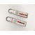Double sided lanyard keychain white for MT/Tracer/Fazer/R6/Tmax etc. models (1 pc.)