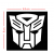 Transformers Autobots sticker white